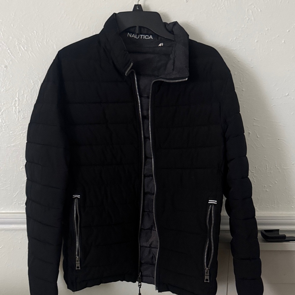 Nautica Men's Black Puffer Jacket